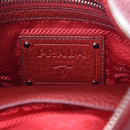 Prada Vitello Daino Sacca Hobo Rubino 6 of 11