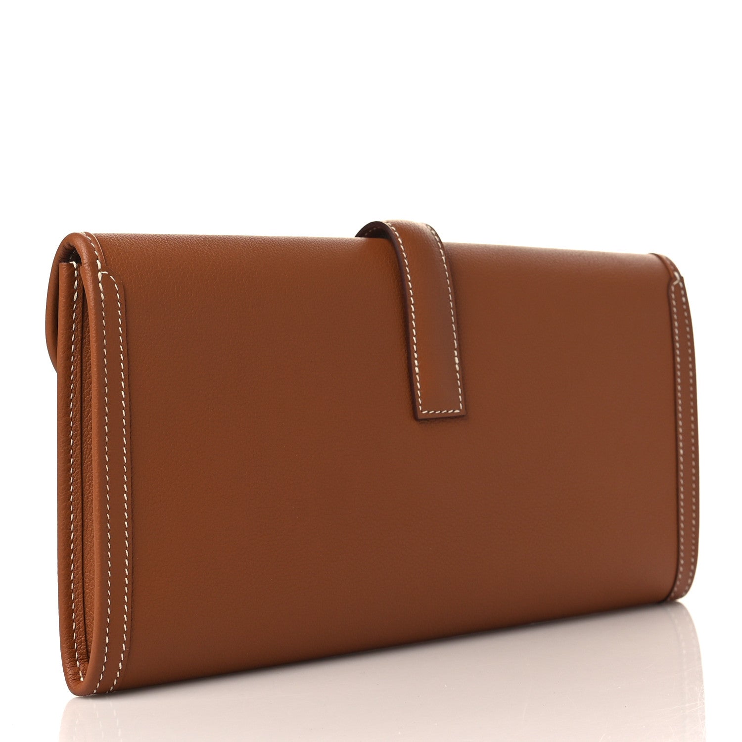 Hermes Evercolor Jige Elan 29 Clutch Gold 3 of 7