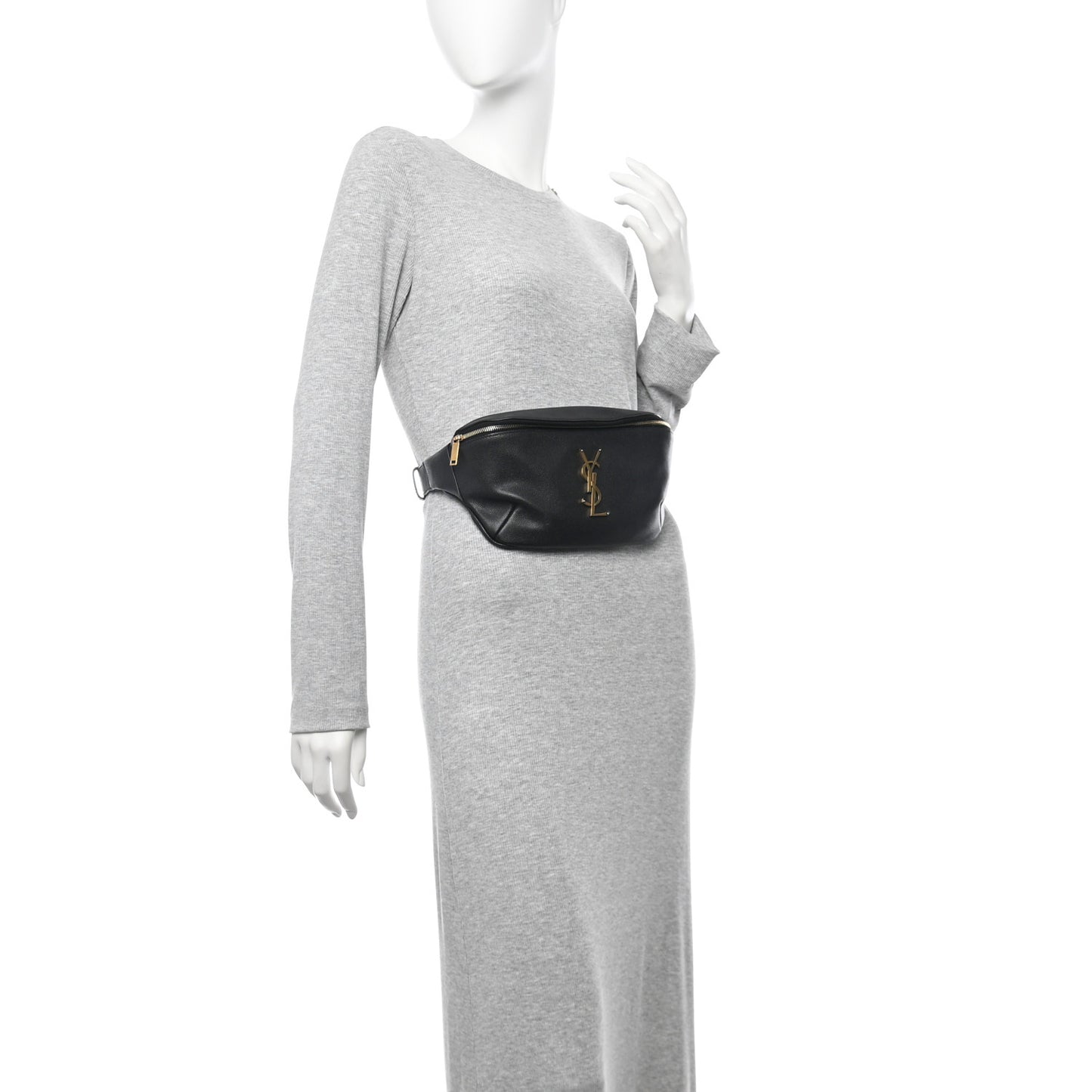 Grain De Poudre Monogram Belt Bag Black