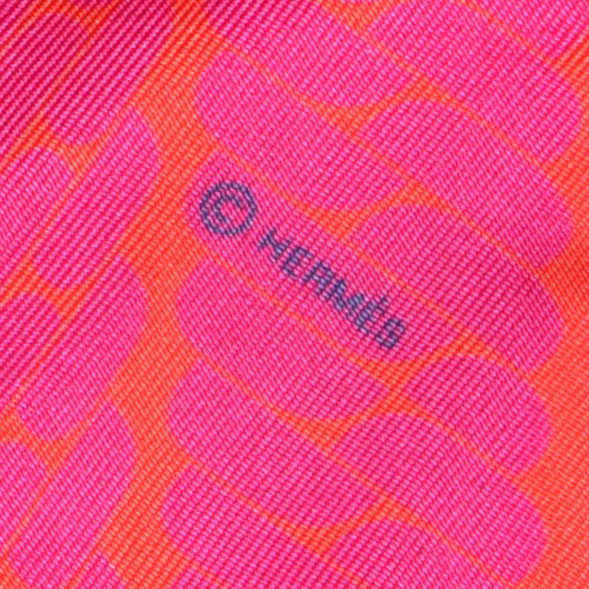 Hermes Silk Clic C'est Noue Twilly Rouge Grenadine Fuchsia 3 of 4