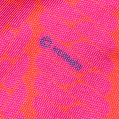 Hermes Silk Clic C'est Noue Twilly Rouge Grenadine Fuchsia 3 of 4