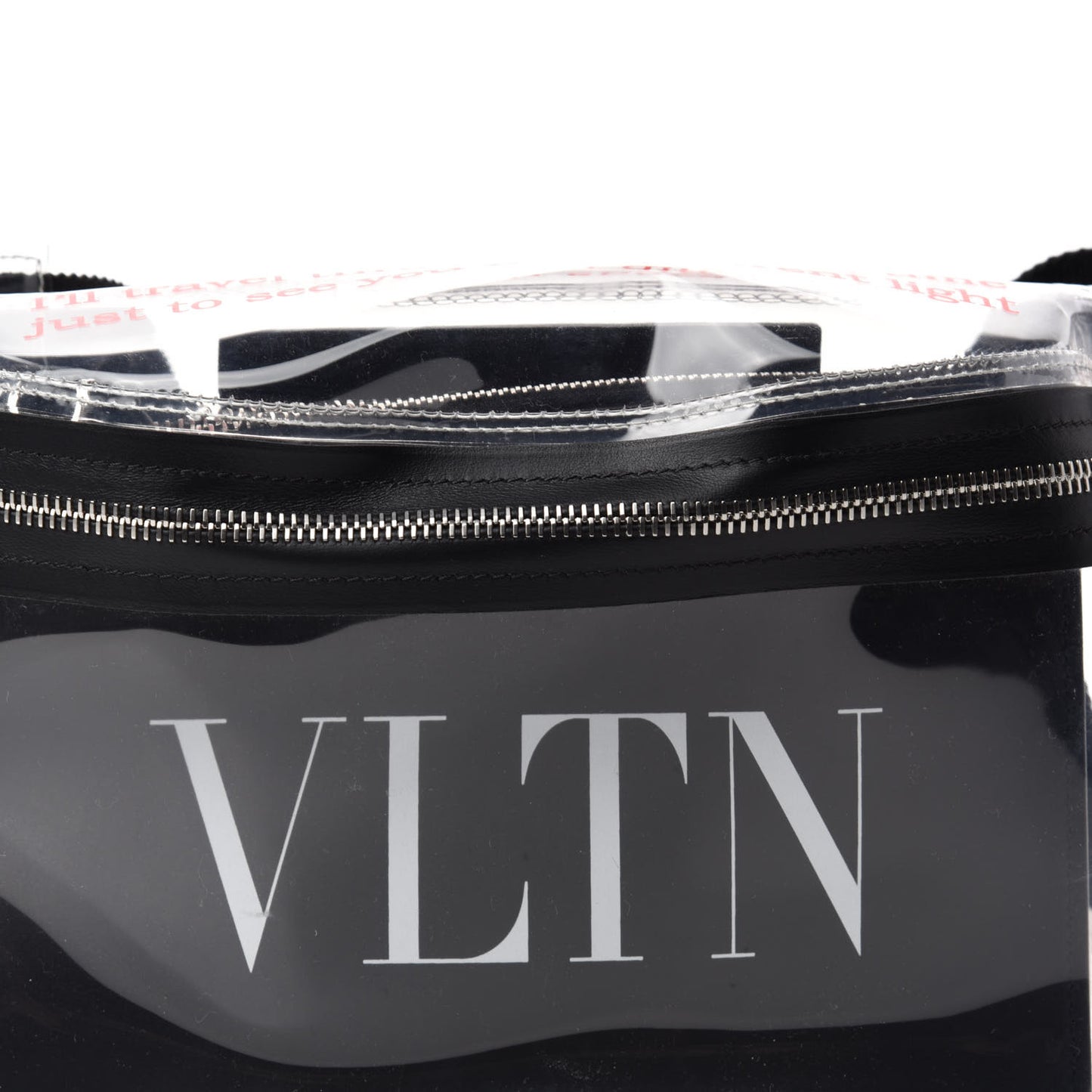 PVC VLTN Belt Bag Black