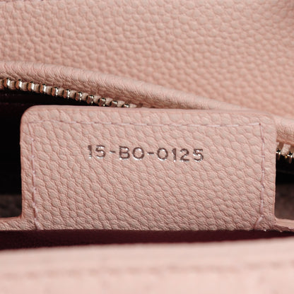 Christian Dior Grained Calfskin Cannage Medium Lady Dior Rose Poudre 7 of 7