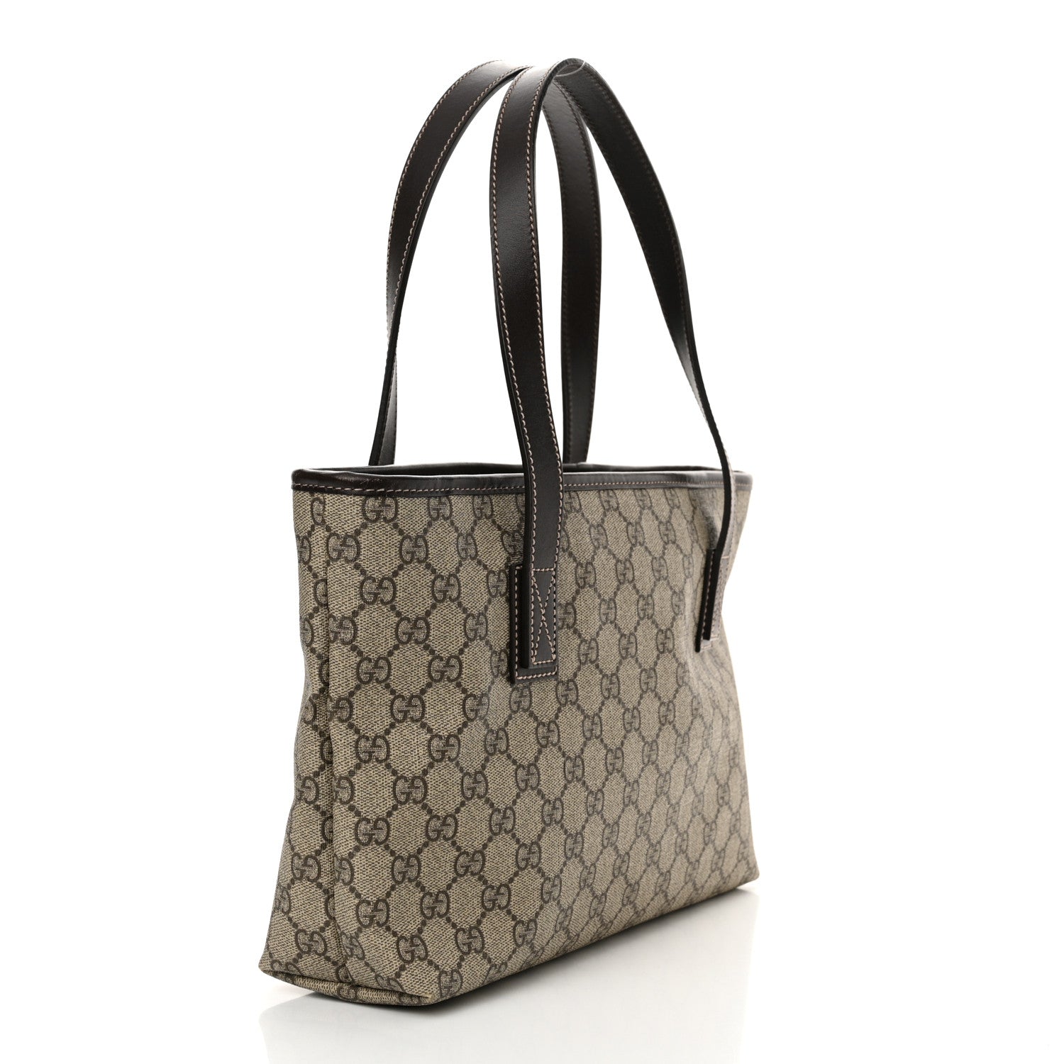 Gucci GG Supreme Monogram Small Joy Tote Dark Brown 3 of 11