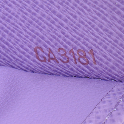 Louis Vuitton Damier Ebene Illustre Zippy Wallet Violet 6 of 7