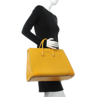 Gucci Hilary Lux Bright Diamante Large Top Handle Bag Bumblebee 2 of 16