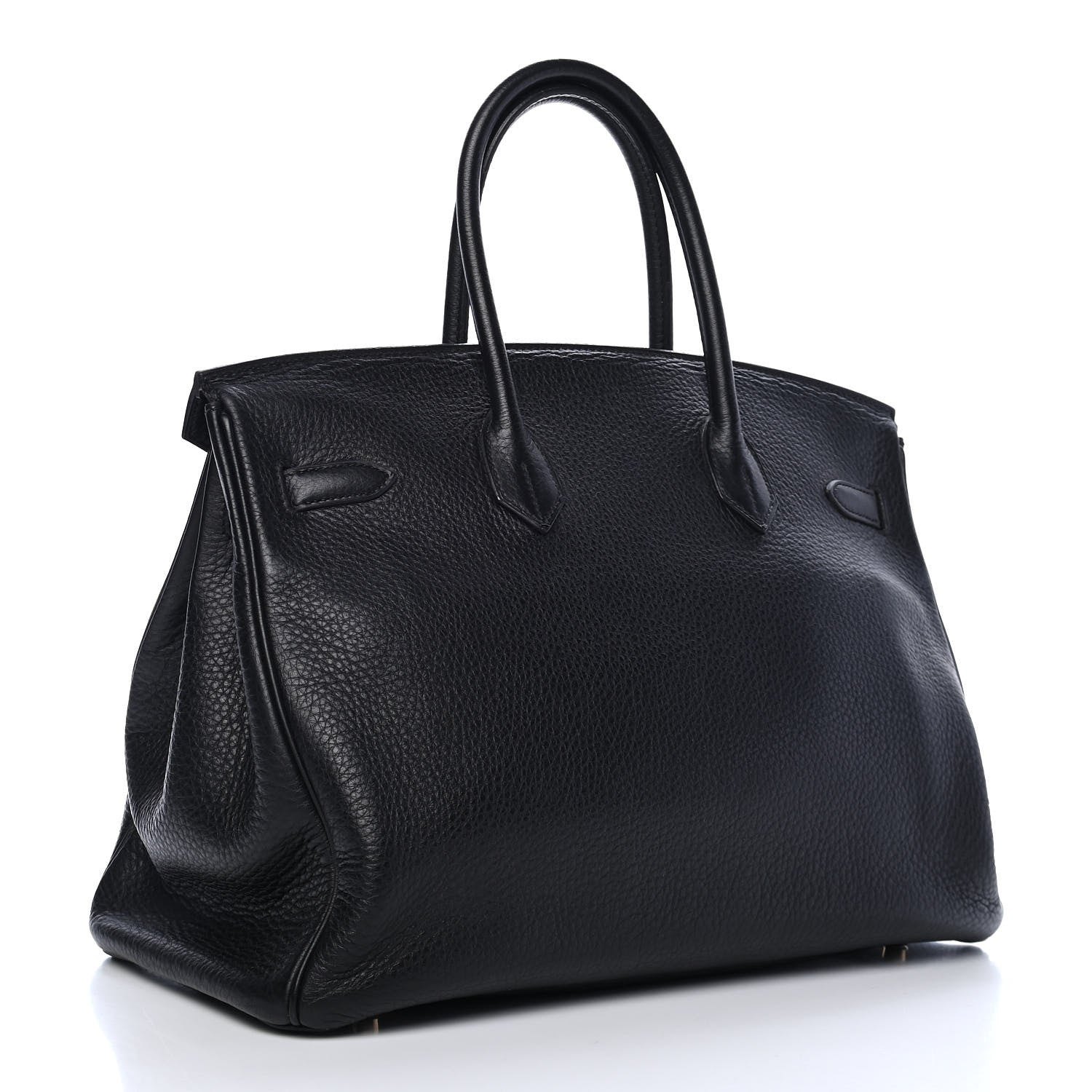 Hermes Taurillon Clemence Birkin 35 Black 2 of 11
