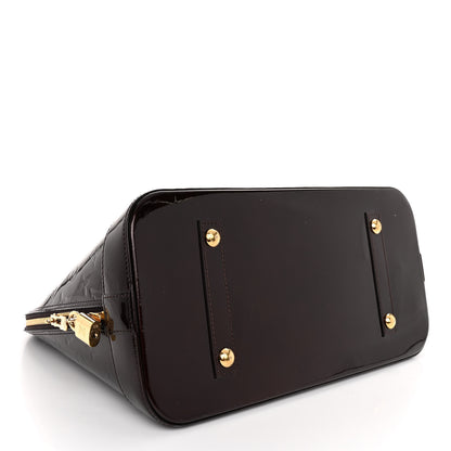 Louis Vuitton LOUIS VUITTON Vernis Alma GM Amarante 4 of 9