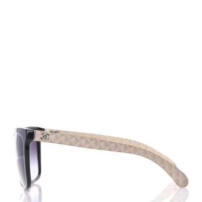 Chanel Quilted CC Sunglasses 5288-Q Black Tan 3 of 8