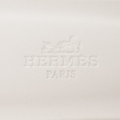 Hermes Box Calfskin Oran Sandals 37 White 8 of 10