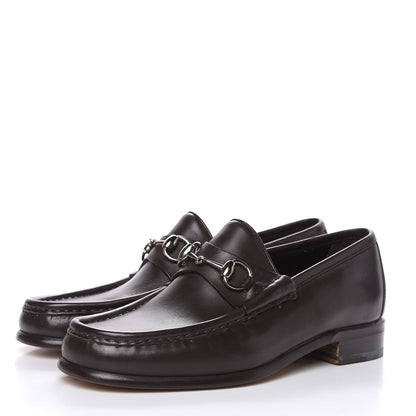 Gucci Calfskin Mens 1953 Horsebit Loafers 7 Marrone 3 of 10