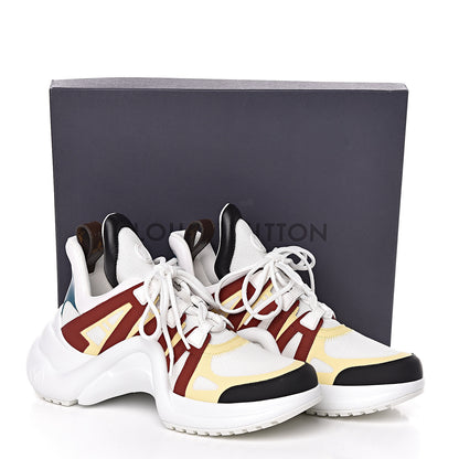 Louis Vuitton Calfskin Technical Nylon LV Archlight Sneakers 40.5 Terracotta 8 of 8