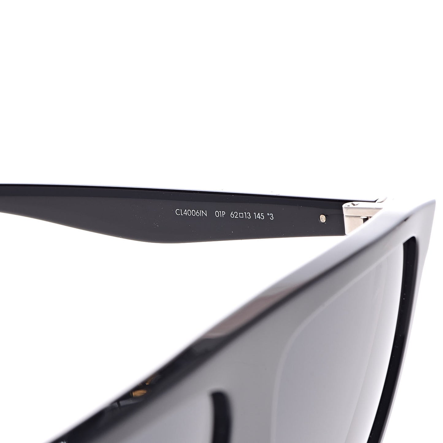 Flat Top Shield Sunglasses CL 40006IN Black