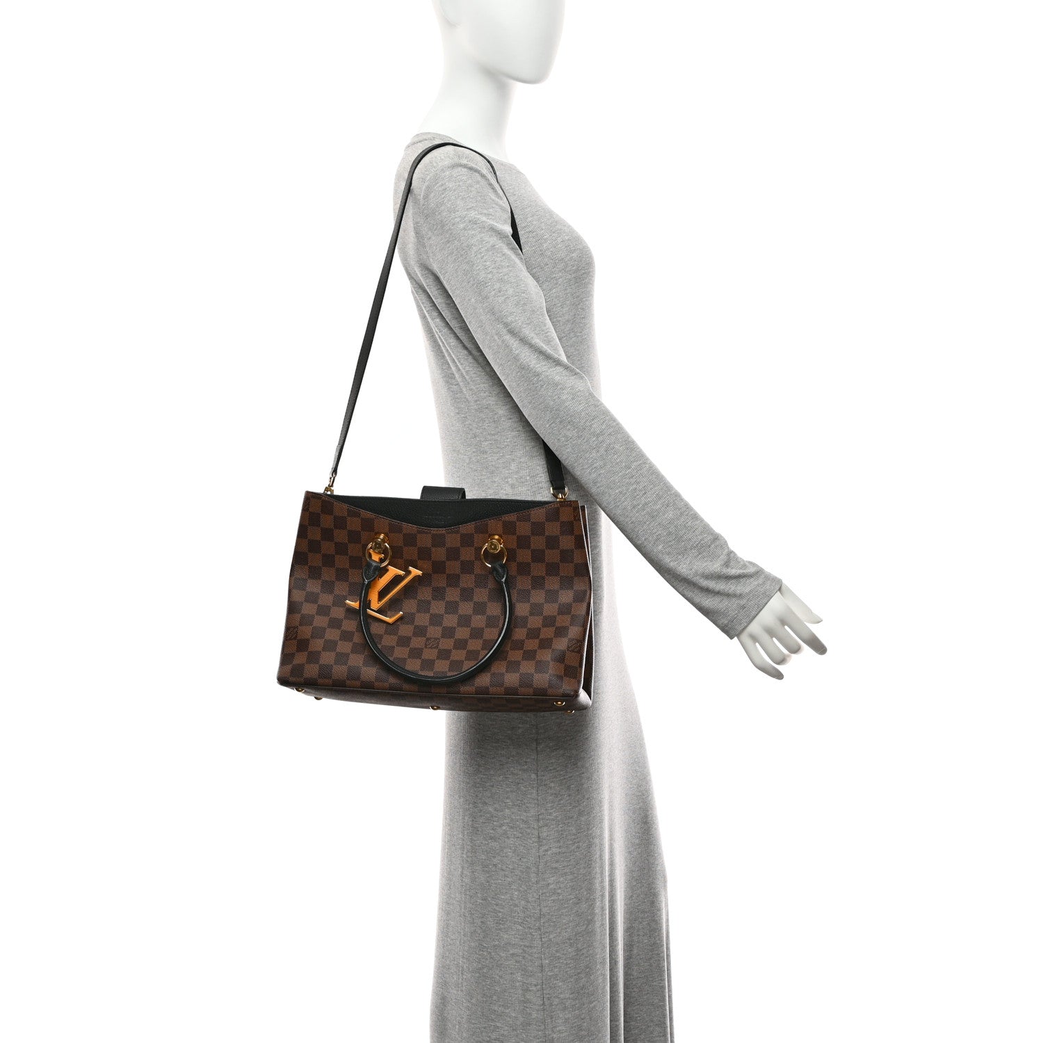 Louis Vuitton Damier Ebene LV Riverside Black 2 of 9