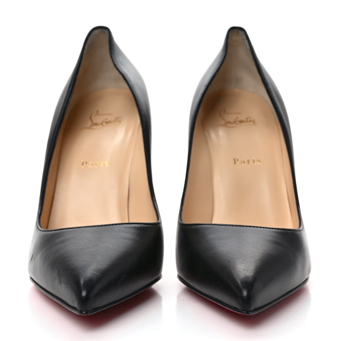 Shiny Nappa Pigalle Follies 100 Pumps 41.5 Black