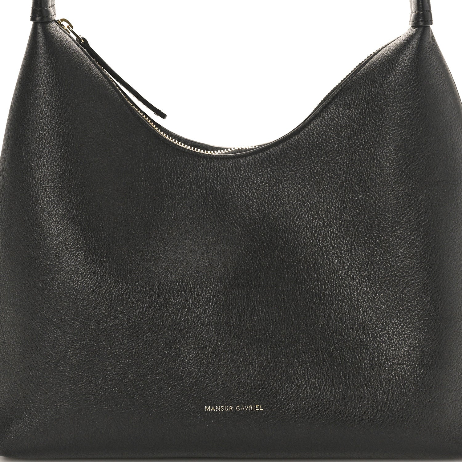 Mansur Gavriel Calfskin Small Soft Candy Shoulder Bag Black 7 of 9