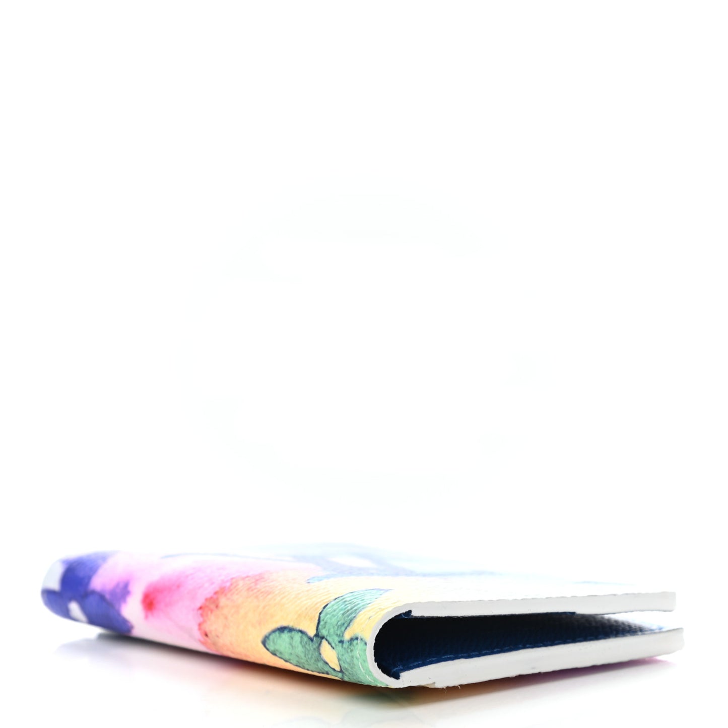 Monogram Watercolor Pocket Organizer NM Multicolor
