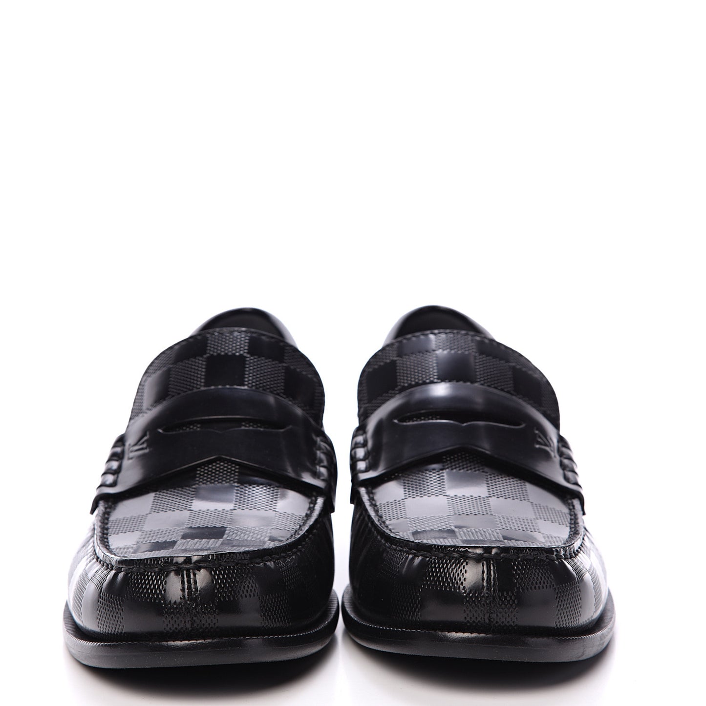 Damier Infini Graduation Loafers 6.5 Black