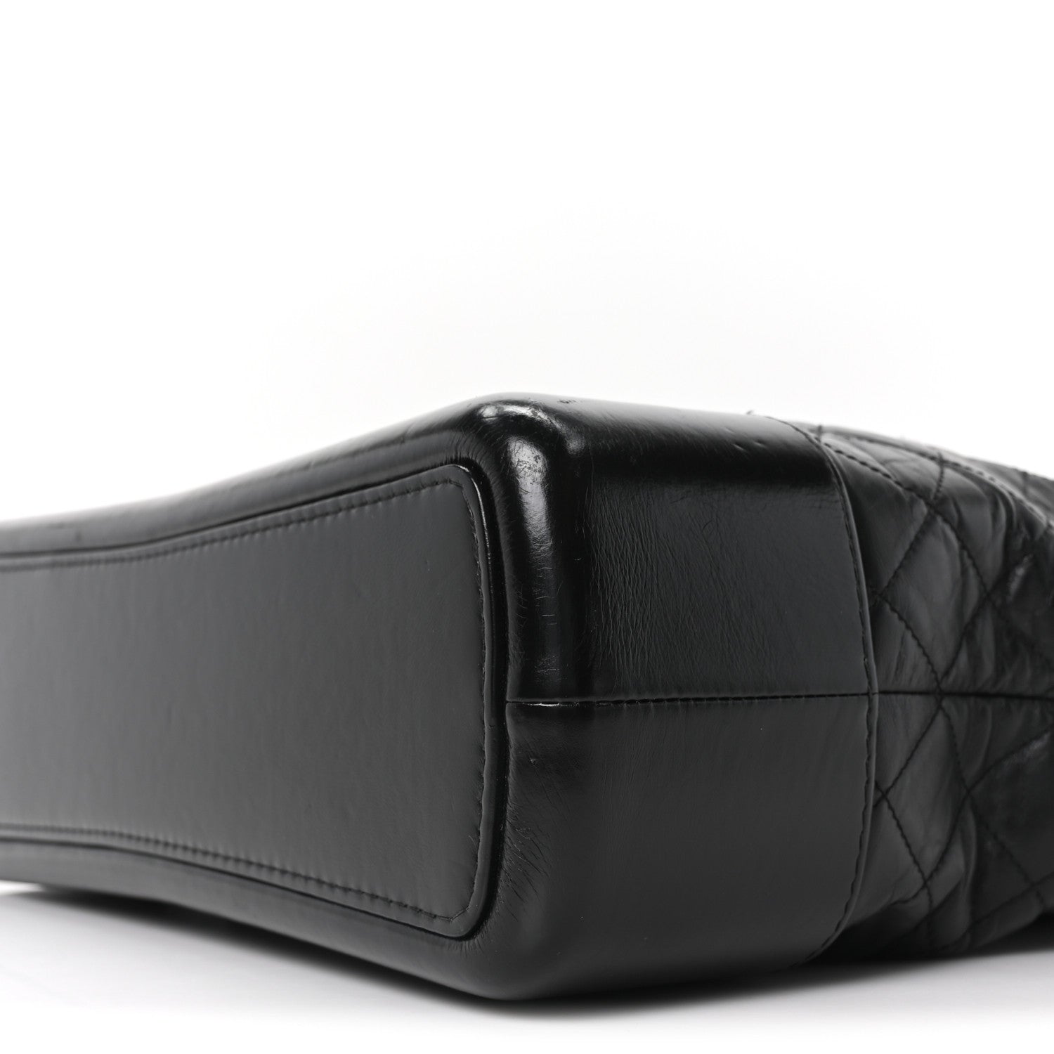 Chanel Aged Calfskin Quilted Maxi Gabrielle Hobo Black 10 of 10