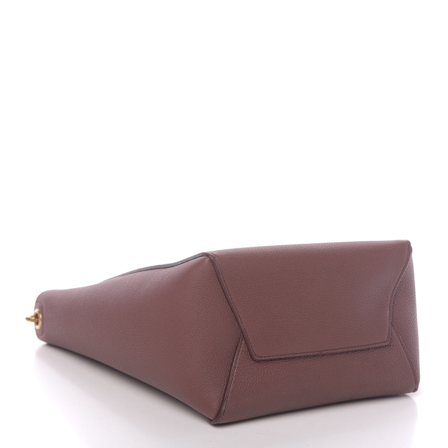 Soft Grained Calfskin Small Sangle Bucket Bag Burgundy