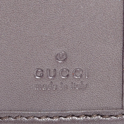 Gucci Metallic Soft Guccissima Heart Continental Wallet Lilac 6 of 8