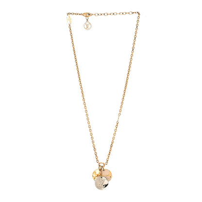 Louis Vuitton Monogram Charms Necklace Gold 3 of 6