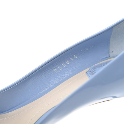Christian Dior Patent Dioressence Pointed Toe Pumps 36.5 Celeste 8 of 10