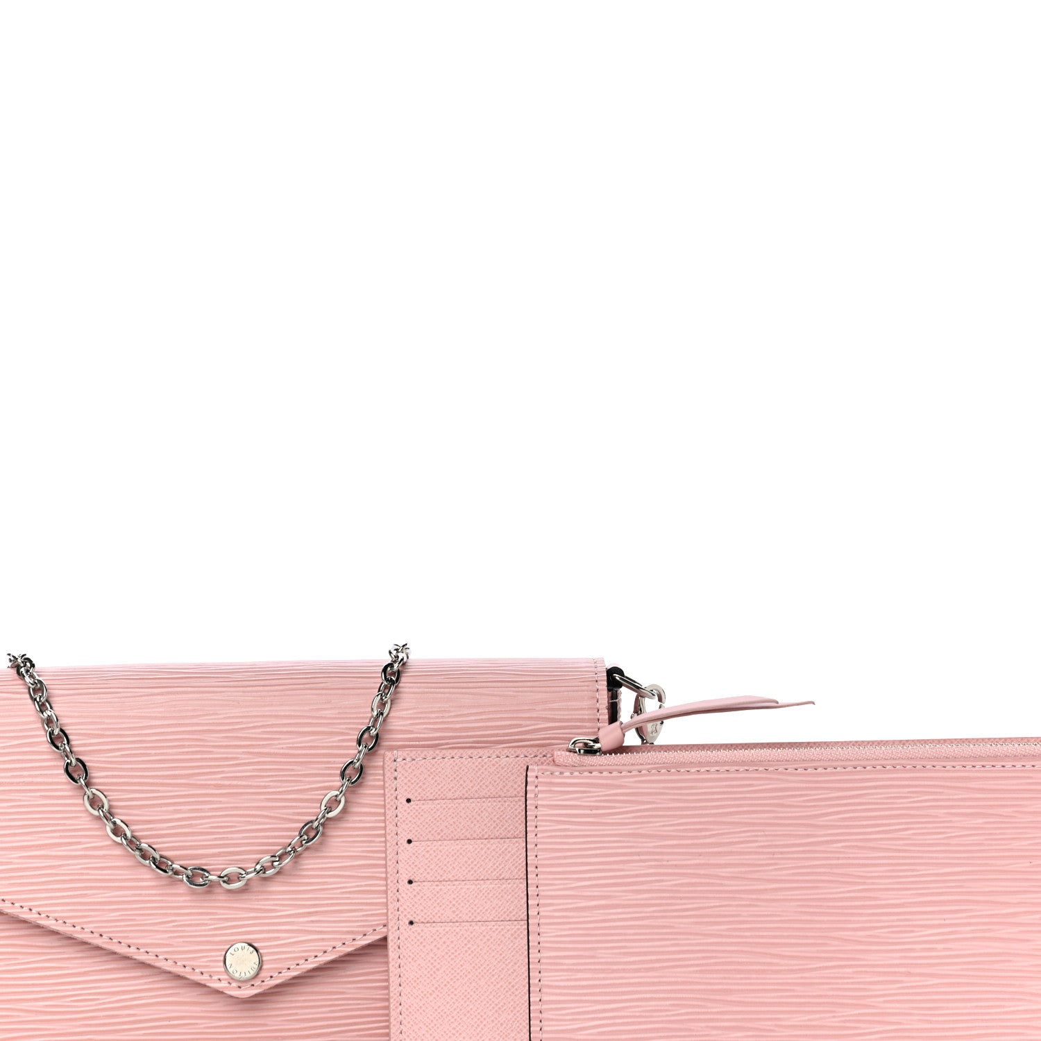 Louis Vuitton Epi Pochette Felicie Rose Ballerine 9 of 15