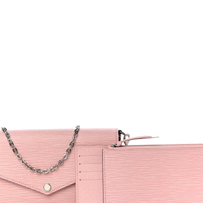 Louis Vuitton Epi Pochette Felicie Rose Ballerine 9 of 15