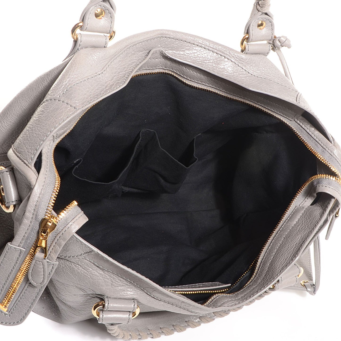 Agneau Giant 12 Gold Hardware City Gris Pyrite