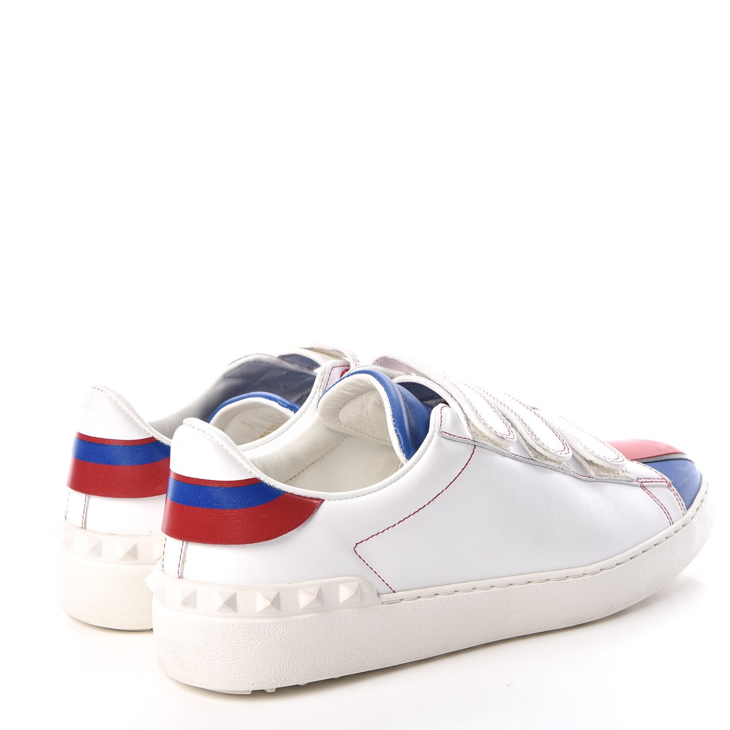 Calfskin Super Spiderman Velcro Sneakers 39.5 White