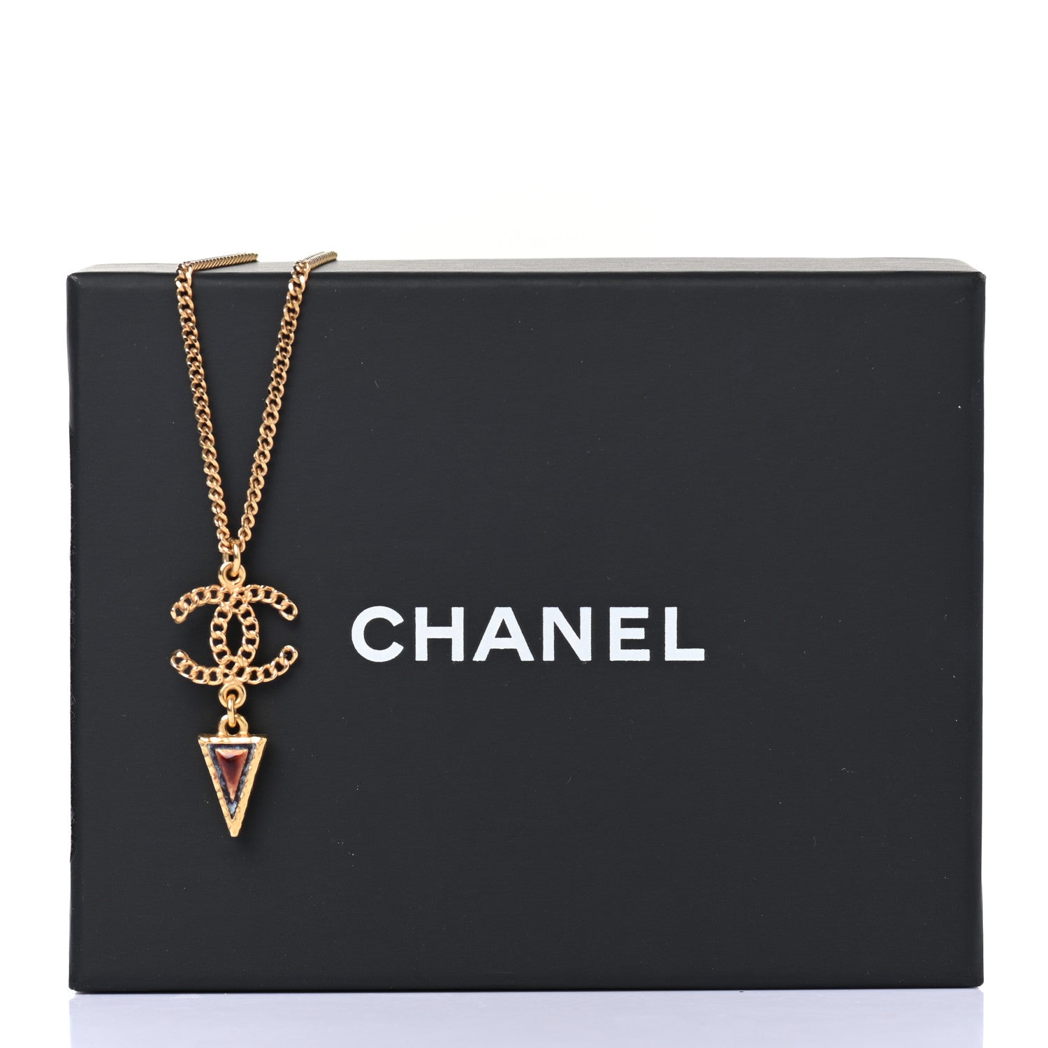 Chanel Enamel Chain CC Necklace Gold Multicolor 7 of 7