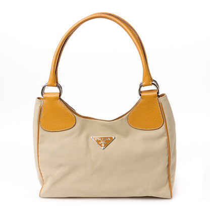 Prada Canapa Cinghiale Top Handle Bag Corda Yellow 1 of 10