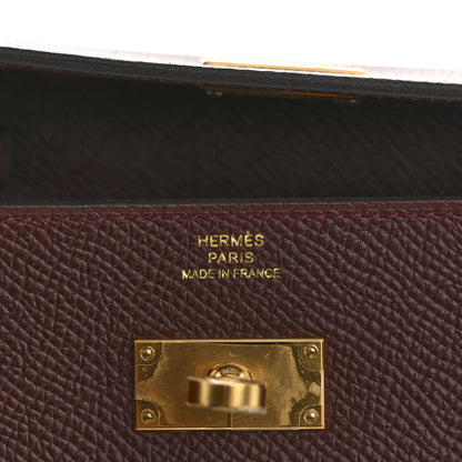 Hermes Epsom Kelly Wallet To Go Bordeaux 6 of 11