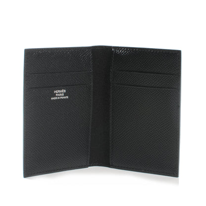 Hermes Epsom MC2 Euclide Card Holder Case Wallet Black 5 of 7