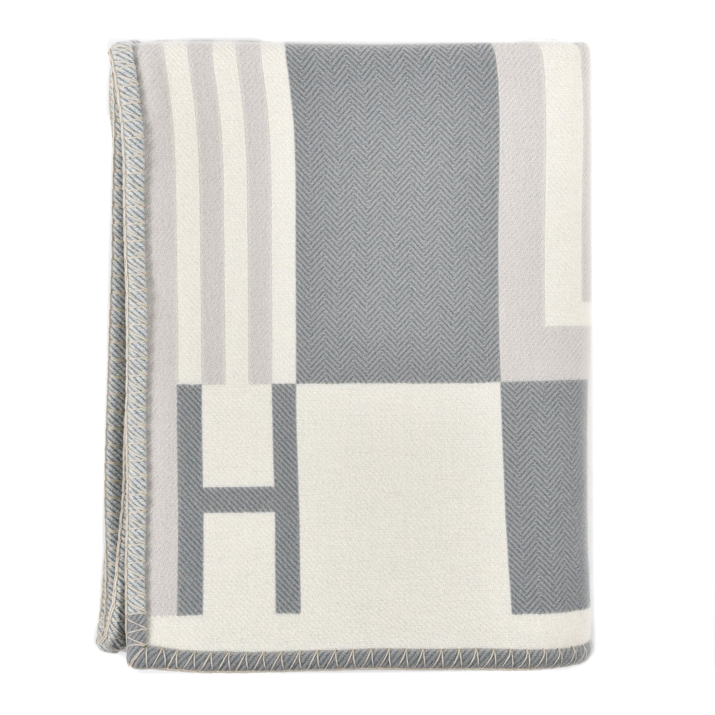 Wool Cashmere Ithaque Blanket Gris Perle