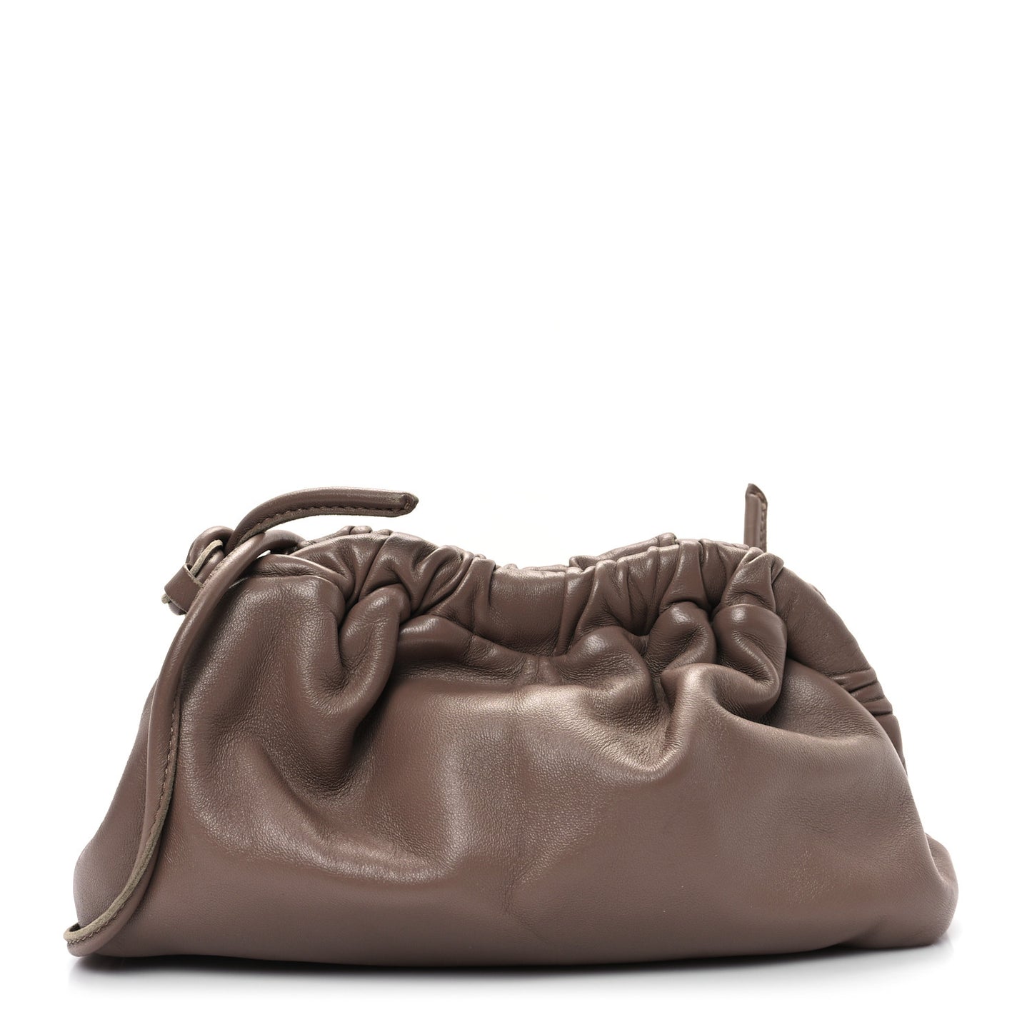 Lambskin Cloud Mini Clutch Biscotto