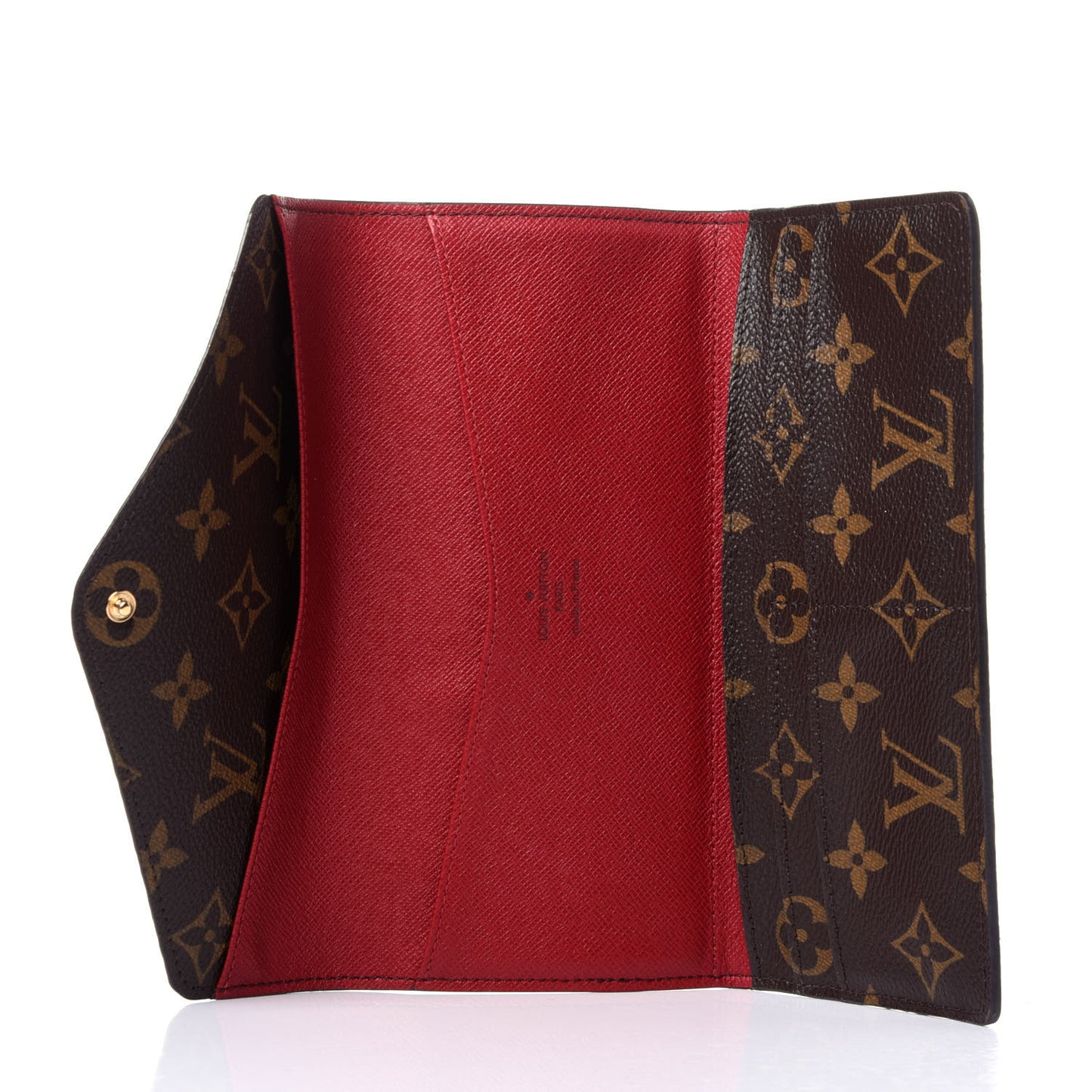 Monogram Josephine Wallet Red