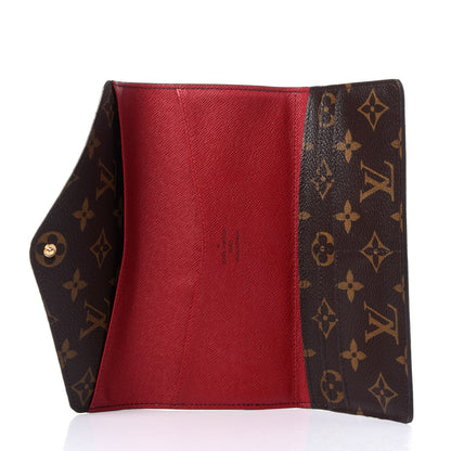 Louis Vuitton Monogram Josephine Wallet Red 5 of 15