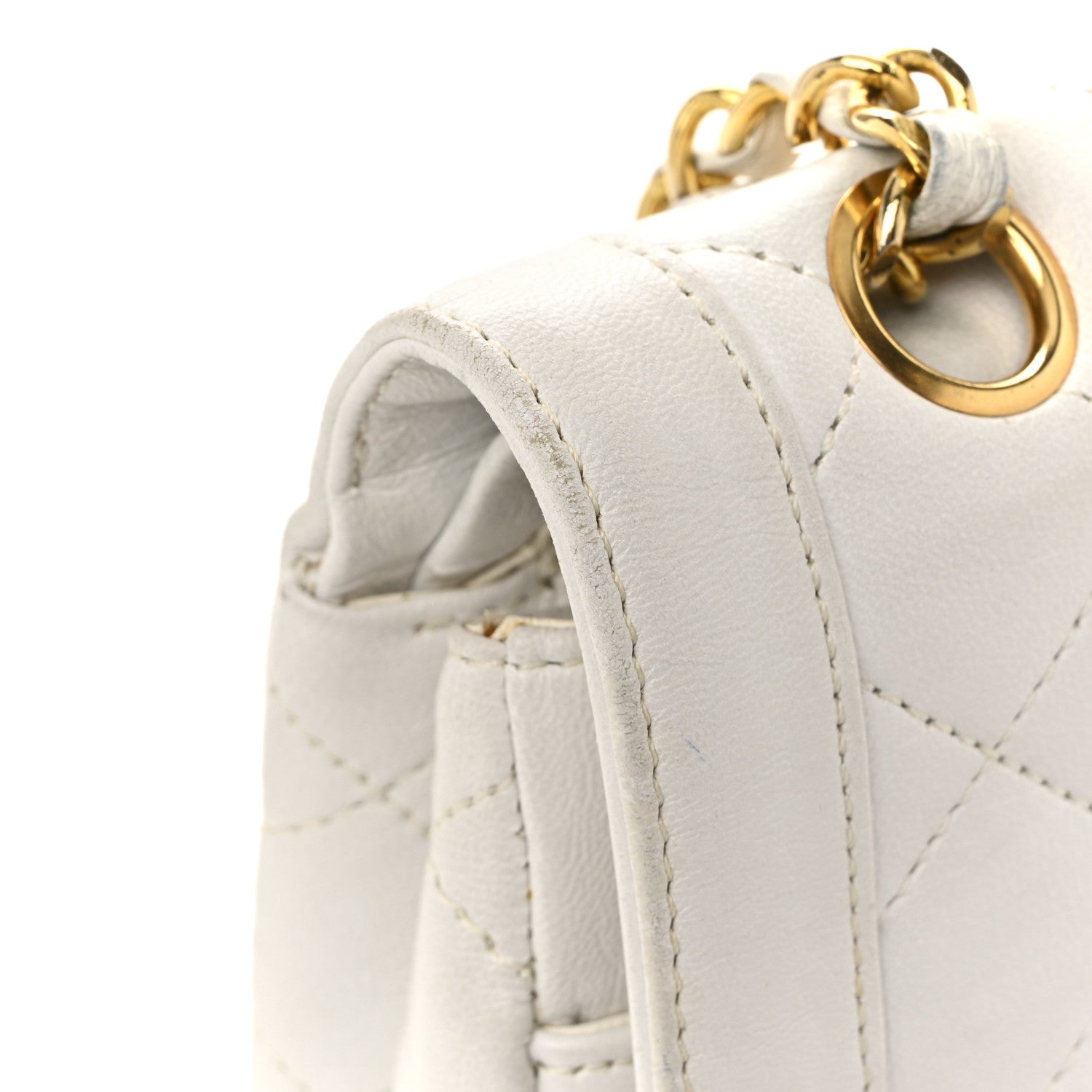 Chanel Lambskin Quilted Small Flap White 17 of 17