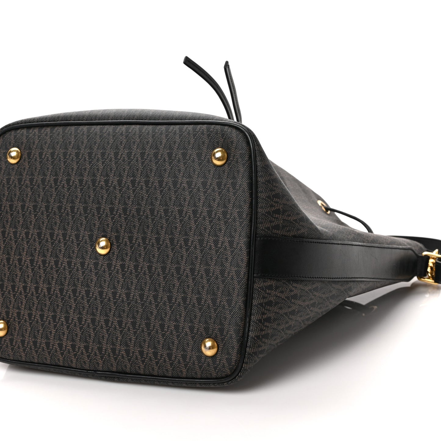 Toile Classic Monogram Emmanuelle Bucket Bag Black