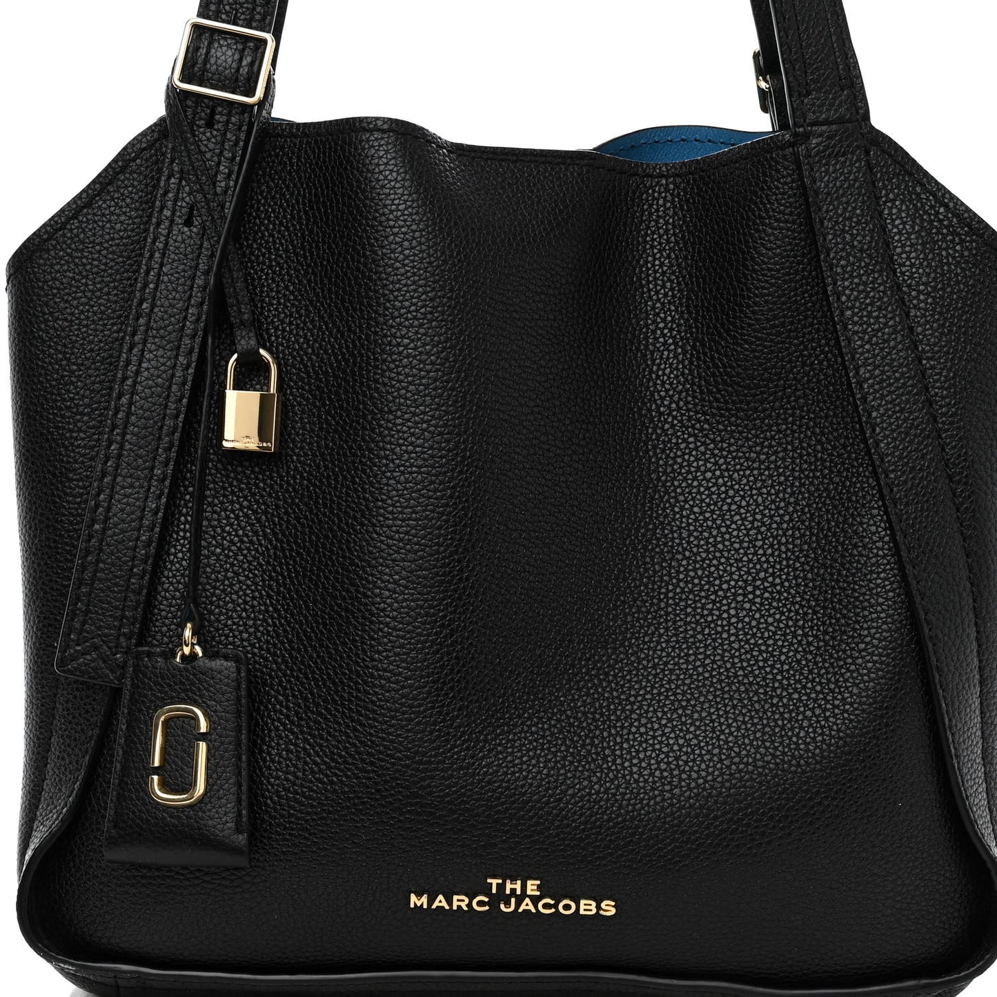 Grained Calfskin The Director Tote Black
