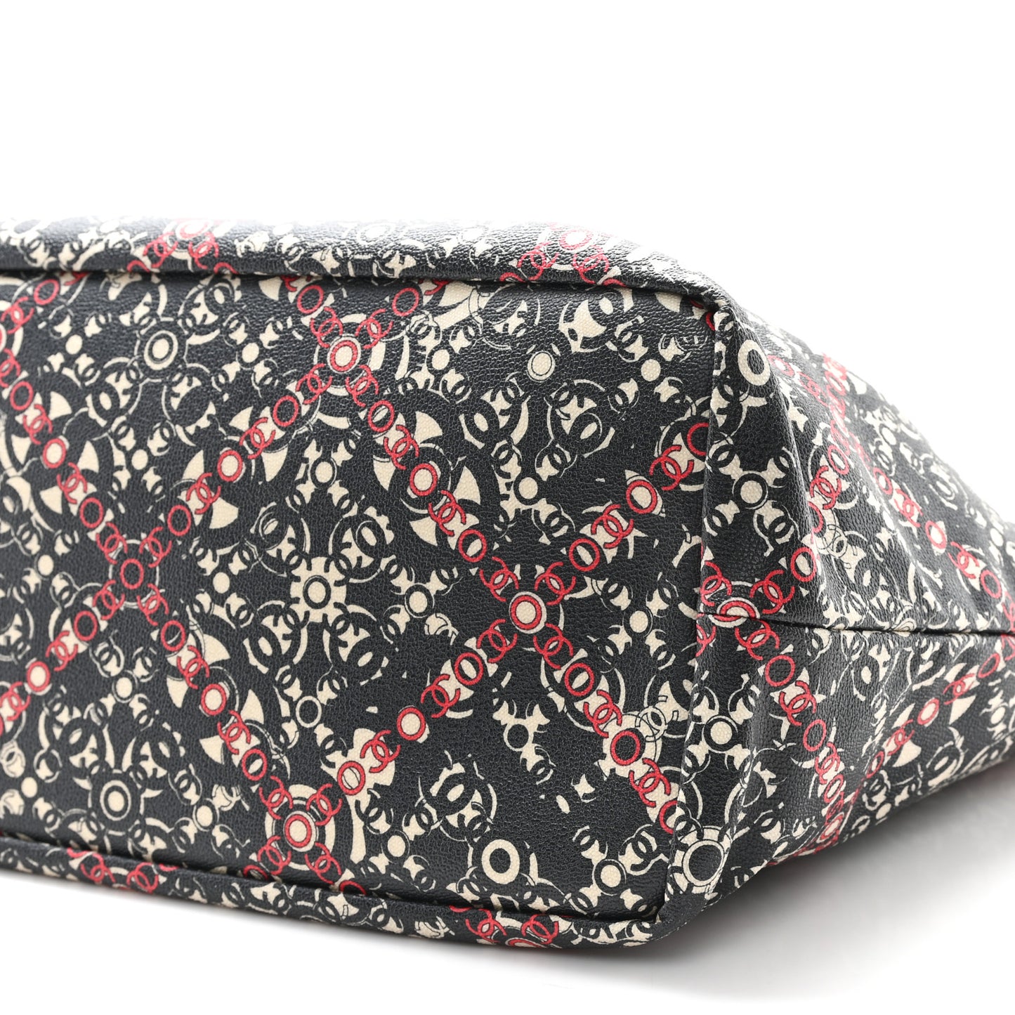 Coated Canvas Coco Small Tote Black