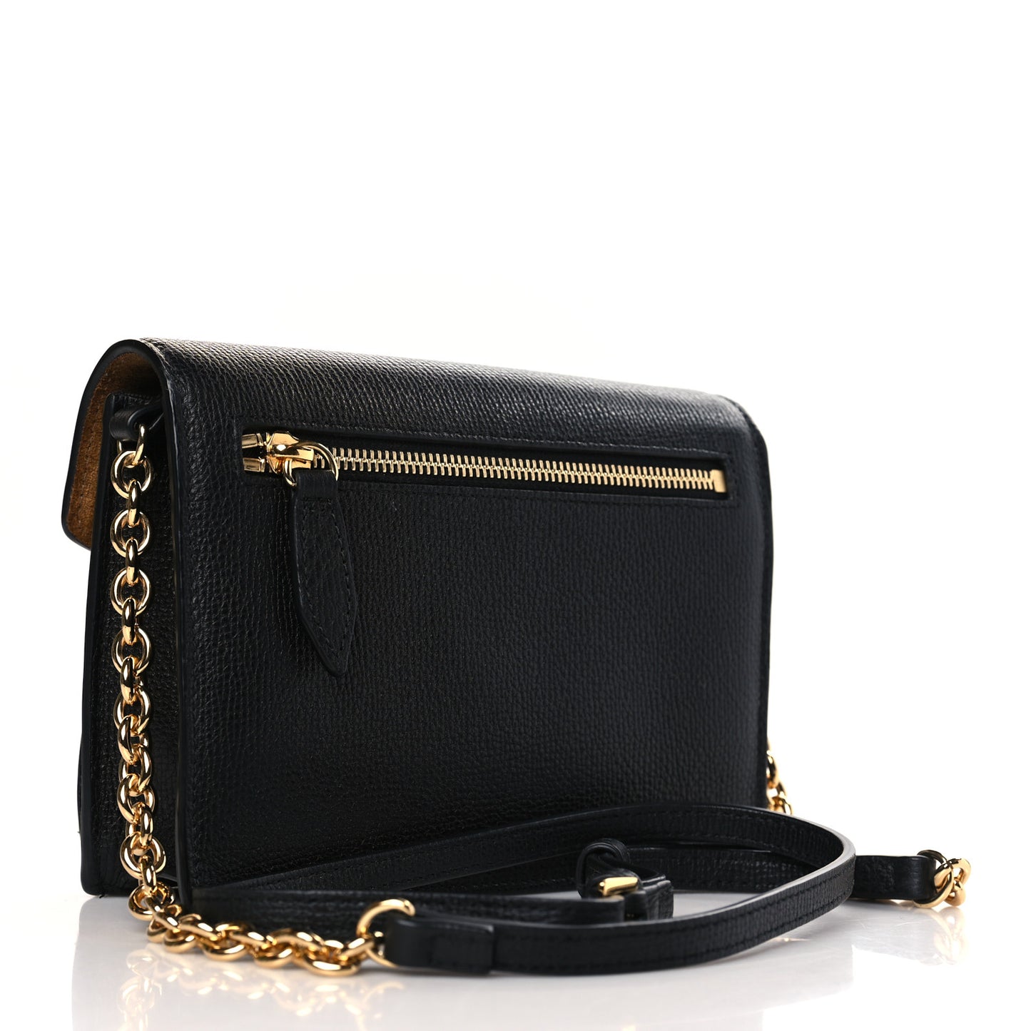 Derby Calfskin House Check Baby Macken Crossbody Bag Black