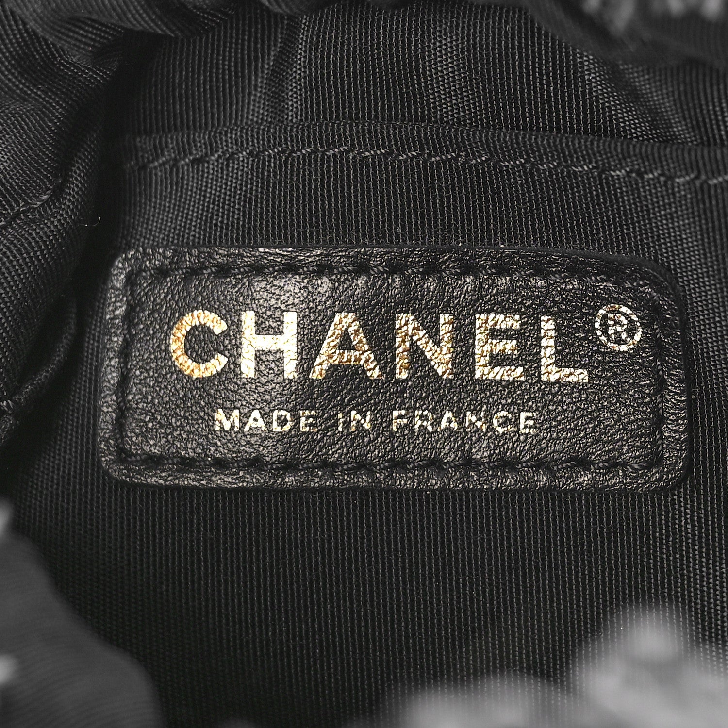 Chanel Denim Quilted Mood Bucket With Chain Black Multicolor 6 of 9
