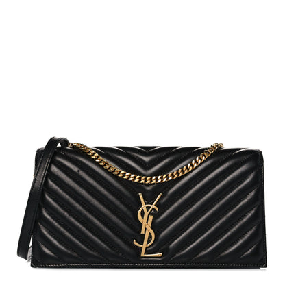 Saint Laurent Lambskin Matelasse Monogram Kate 99 Black 1 of 9