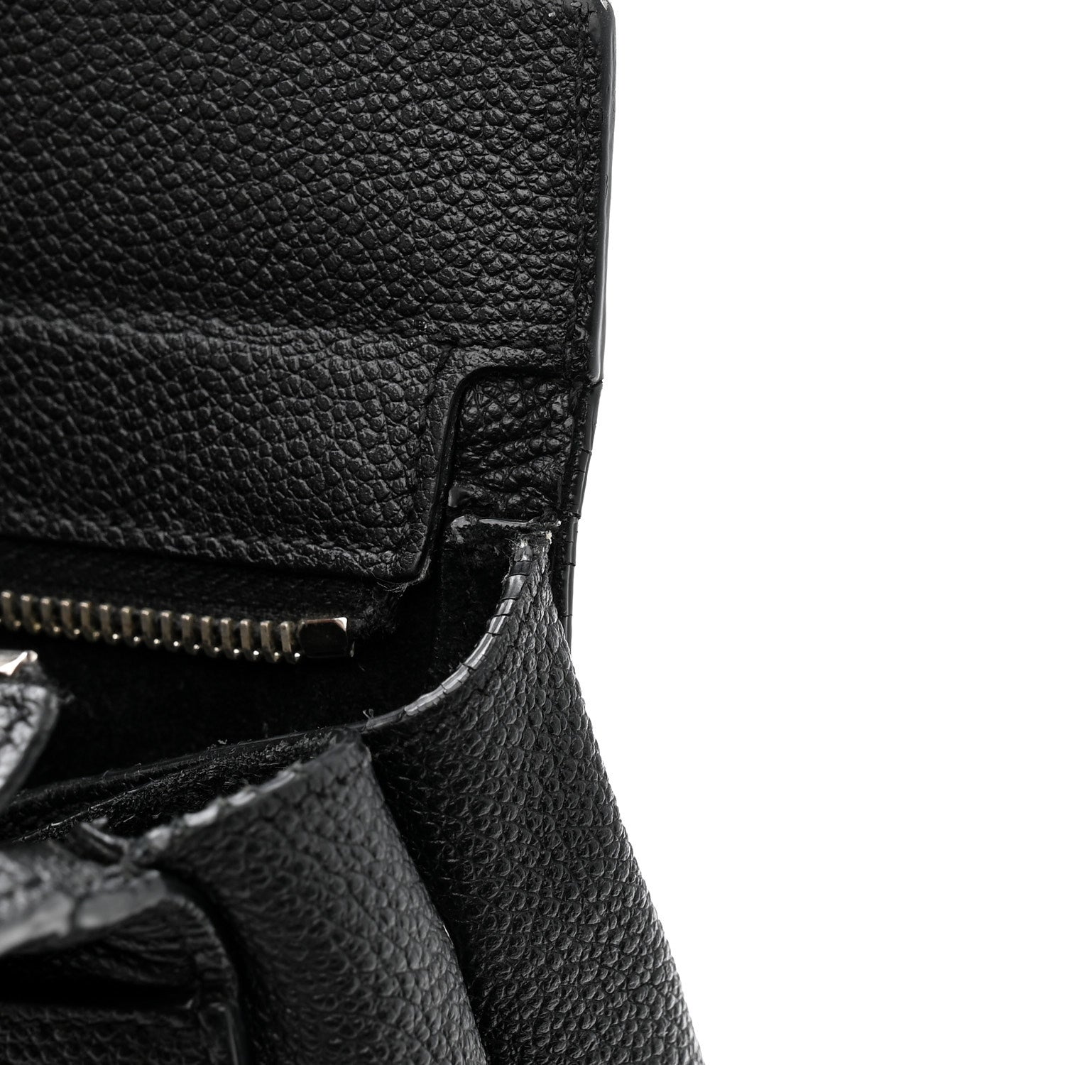 Saint Laurent Grained Calfskin Medium Cabas Rive Gauche Black 36 of 41