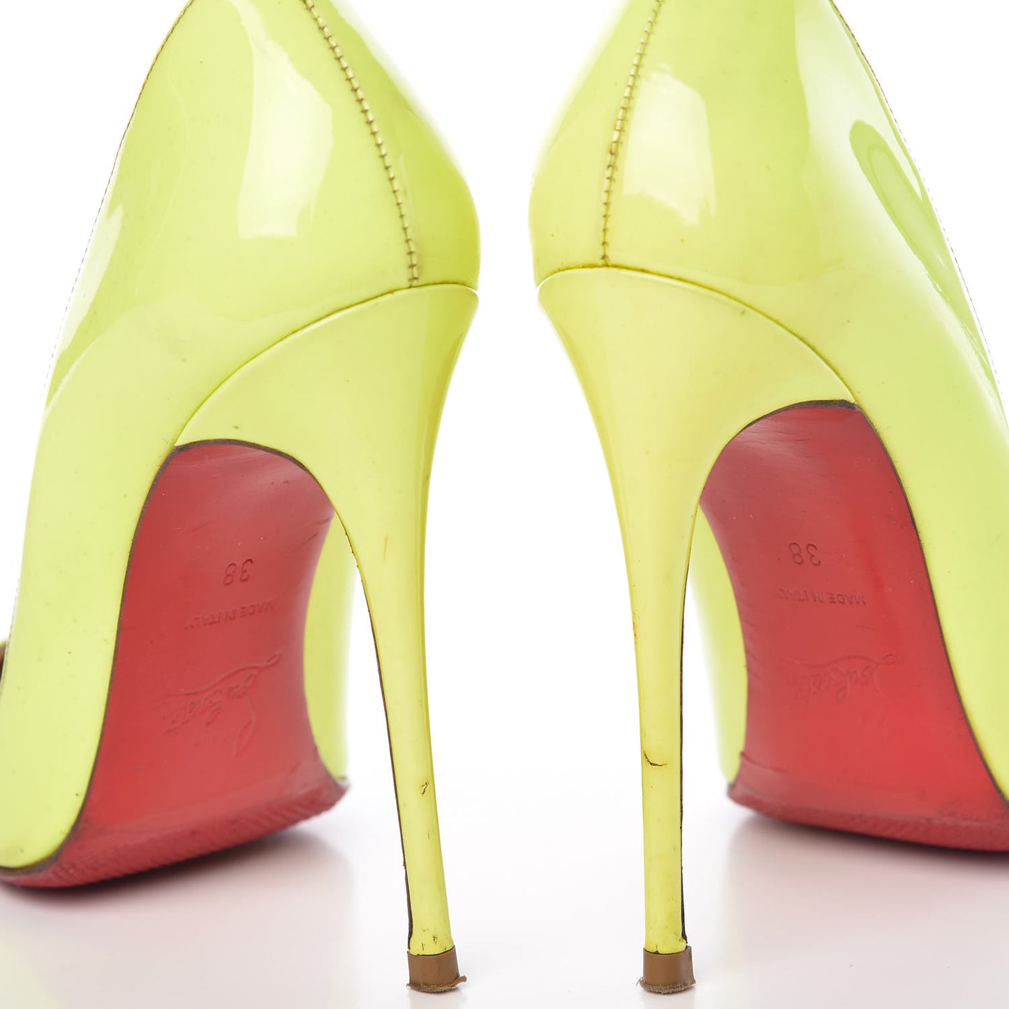 Patent So Kate 120 Pumps 38 Neon Yellow