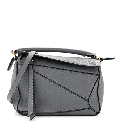 Loewe Calfskin Mini Puzzle Bag Asphalt Grey 1 of 10