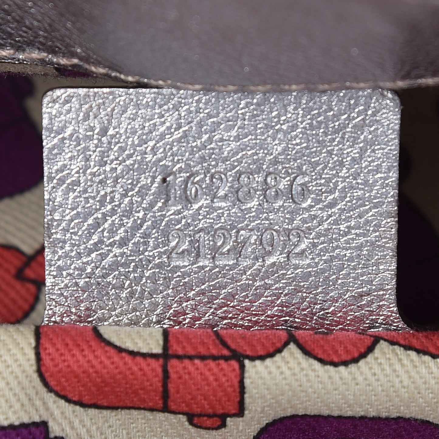 Metallic Guccissima Medium Britt Tote Silver
